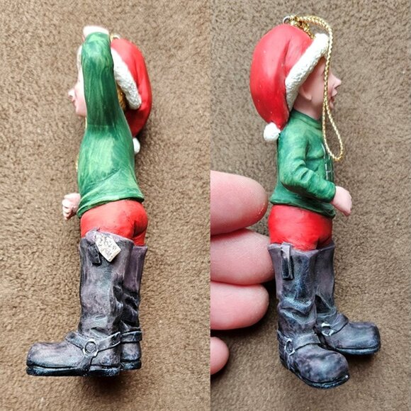 Harley Davidson Children’s Christmas Ornament - Daddy’s Boots - Model  99442-95Z - Picture 5 of 9